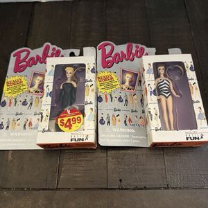1995 Mattel Barbie Solo In The Spotlight Keychain Lot Of 2 New In Boxes NOS